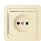 Розетка 1-м СП Mimoza 16А IP20 без заземл. крем./крем. Makel 25022 - smartlife-ural.ru – Екатеринбург