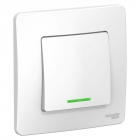 Выключатель 1-кл. СП Blanca 10А IP20 (сх. 1) 250В с подсветкой бел. SE BLNVS010111 - smartlife-ural.ru – Екатеринбург