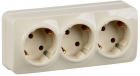 Розетка 3-м ОП GLORY РС23-3-ХК 16А с заземл. крем. IEK ERH31-K33-16 - smartlife-ural.ru – Екатеринбург