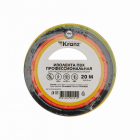 Изолента ПВХ профессиональная 0.18х19мм 20м желт./зел. Kranz KR-09-2807 - smartlife-ural.ru – Екатеринбург