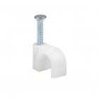 Скоба крепежная круглая с гвоздем d6мм пластик. (уп.50шт) EKF plcn-sr-6 - smartlife-ural.ru – Екатеринбург