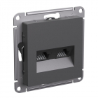 Розетка компьютерная 2-м AtlasDesign RJ45+RJ45 кат.5E механизм базальт SE ATN001485 - smartlife-ural.ru – Екатеринбург