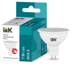 Лампа светодиодная Eco 7Вт MR16 софит 4000К нейтр. бел. GU5.3 630лм 230-240В IEK LLE-MR16-7-230-40-GU5 - smartlife-ural.ru – Екатеринбург
