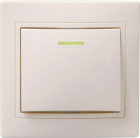 Выключатель 1-кл. СП Кварта 10А IP20 ВС10-1-1-ККм с индикацией крем. GENERICA EVK11-K33-10-DM - smartlife-ural.ru – Екатеринбург