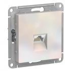 Розетка компьютерная AtlasDesign RJ45 кат.5E механизм жемчуж. SE ATN000483 - smartlife-ural.ru – Екатеринбург