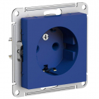 Розетка AtlasDesign 16А с заземл. механизм аквамарин SE ATN001143 - smartlife-ural.ru – Екатеринбург