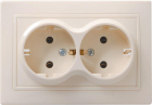 Розетка 2-м СП Кварта РС12-3-ККм 16А IP20 с заземл. без защ. шторок крем. GENERICA ERK24-K33-16-DM - smartlife-ural.ru – Екатеринбург