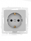 Розетка 1-м СП Vesna с заземл. защ. шторки ПБТ механизм платина LEZARD 742-3588-124B - smartlife-ural.ru – Екатеринбург