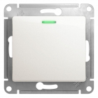 Выключатель 1-кл. СП Glossa 10А IP20 (сх. 1а) 10AX с подсветкой механизм перламутр. SE GSL000613 - smartlife-ural.ru – Екатеринбург