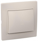 Переключатель проходной 1-кл. СП Кварта 10А IP20 ВСп10-1-0-ККм крем. GENERICA EVK12-K33-10-DM - smartlife-ural.ru – Екатеринбург