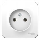 Розетка 1-м ОП Blanca 16А IP20 250В без заземл. без защ. шторок с металлич. пластиной бел. SE BLNRA000121 - smartlife-ural.ru – Екатеринбург