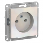 Розетка 1-м СП AtlasDesign 16А IP20 без заземл. без защ. шторок механизм жемчуж. SE ATN000441 - smartlife-ural.ru – Екатеринбург