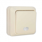 Выключатель 1-кл. ОП Олимп 10А IP20 с подсветкой сл. кость UNIVersal Б-О0121 - smartlife-ural.ru – Екатеринбург