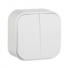 Выключатель 2-кл. ОП Quteo 10А IP20 10AX бел. IEK 782202 - smartlife-ural.ru – Екатеринбург