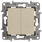 Выключатель 2-кл. СП Etika 10А IP20 250В 10AX безвинтов. зажимы механизм сл. кость IEK 672302 - smartlife-ural.ru – Екатеринбург