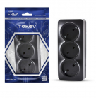 Розетка 3-м ОП Frea 16А IP20 250В без заземл. АБС-пластик карбон TOKOV ELECTRIC TKE-FR-R3-C14 - smartlife-ural.ru – Екатеринбург