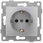 Розетка 1-м СП Bravo 16А 250В с заземл. защ. шторки механизм серебр. GUSI С10Р4-004 - smartlife-ural.ru – Екатеринбург