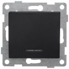 Выключатель 1-кл. СП Bravo 10А 250В с индикацией механизм графит GUSI С10В18-010 - smartlife-ural.ru – Екатеринбург