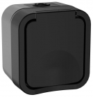 Розетка 1-м ОП TORS 16А IP55 TS120 с заземл. с крышкой графит IEK TS-R16-16-55-K53 - smartlife-ural.ru – Екатеринбург