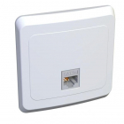 Розетка компьютерная 1-м СП Этюд RJ45 кат.5E бел. SE KOMC-001B - smartlife-ural.ru – Екатеринбург
