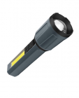 Фонарь аккумуляторный ручной 3Вт LED+5Вт COB LED zoom-линза Li-ion 18650 1200мА.ч корпус ABS-пластик индикатор уровня заряда USB-шнур в комплекте КОСМОС KOC124Lit - smartlife-ural.ru – Екатеринбург