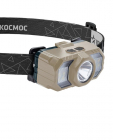 Фонарь аккумуляторный налобный 2Вт LED+2Вт SMD LED+красн. съемные Li-ion 2x18650 1200мА.ч=2400 мА.ч корпус ABS-пластик USB-шнур регулируемый эласт. ремешок КОСМОС KOC506Lit - smartlife-ural.ru – Екатеринбург
