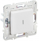 Выключатель проходной 1-кл. SKANDY 10А SK-V08W с индикацией арктич. бел. IEK SK-V12-1-10-K01 - smartlife-ural.ru – Екатеринбург