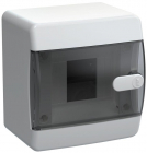 Корпус ЩРН-П-4 UNION Compact IP41 черн. прозр. дверь пластик. IEK UIC-KP12-N-04-41-K01 - smartlife-ural.ru – Екатеринбург