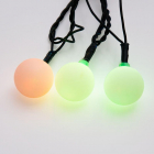 Гирлянда светодиодная "Шарики" 5м d25мм 25LED RGB 6Вт 220-240В IP20 провод ПВХ темн. зел. Neon-Night 303-559 - smartlife-ural.ru – Екатеринбург