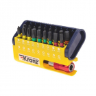 Набор бит с магнитным держателем пластиковый кейс 19 шт Kranz KR-92-0465 - smartlife-ural.ru – Екатеринбург