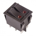 Выключатель клавишный 250В 15А (6с) ON-OFF черн. с подсветкой ДВОЙНОЙ (RWB-512 SC-797) Rexant 36-2430 - smartlife-ural.ru – Екатеринбург