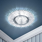 Светильник точечный DK LD8 SL/WH MR16 декор со светодиод. подсветкой прозр. ЭРА Б0028083 - smartlife-ural.ru – Екатеринбург