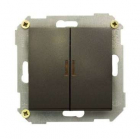 Выключатель 2-кл. СП Simon 34 10А IP20 с подсветкой механизм графит Simon 34392-038 - smartlife-ural.ru – Екатеринбург