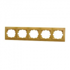 Рамка 5-м Mira горизонт. ольха LEZARD 701-0701-150 - smartlife-ural.ru – Екатеринбург