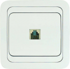 Розетка телефонная 1-м СП Mimoza 16А IP20 бел./бел. Makel 12014 - smartlife-ural.ru – Екатеринбург