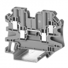 Клемма проходная винтовой зажим 4 точки подключен. 4 кв.мм сер. (уп.60шт) DKC TUR-4-QUATTRO - smartlife-ural.ru – Екатеринбург