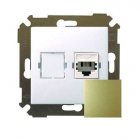 Розетка телефонная СП Simon34 RJ11 механизм бронз. Simon 34480-036 - smartlife-ural.ru – Екатеринбург