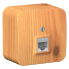 Розетка компьютерная 1-м ОП Blanca RJ45 кат.5E с изолир. пластиной ясень SE BLNIA045005 - smartlife-ural.ru – Екатеринбург