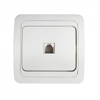 Розетка компьютерная 1-м Classico 2131 RJ45 бел. IN HOME 4690612034263 - smartlife-ural.ru – Екатеринбург