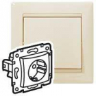 Розетка 1-м СП Valena 16А IP21 2P+E с заземл. защ. шторки немецк. стандарт механизм сл. кость (DIY-упак.) IEK 695613 - smartlife-ural.ru – Екатеринбург