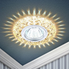 Светильник точечный DK LD4 CHP/WH MR16 декор со светодиод. подсветкой шампань ЭРА Б0028122 - smartlife-ural.ru – Екатеринбург