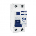 Выключатель дифференциального тока (УЗО) 2п (1P+N) 50А 100мА тип AC 6кА PRIZMA TOKOV Electric TKE-PZ60-RCDM-2-50-100-AC - smartlife-ural.ru – Екатеринбург
