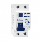 Выключатель дифференциального тока (УЗО) 2п (1P+N) 25А 30мА тип AC 6кА PRIZMA TOKOV Electric TKE-PZ60-RCDM-2-25-30-AC - smartlife-ural.ru – Екатеринбург