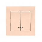 Выключатель 2-кл. СП Валенсия 10А IP20 с индикатором крем. PROxima EKF EWV10-123-20 - smartlife-ural.ru – Екатеринбург