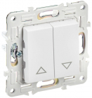 Выключатель жалюзи SKANDY 10А SK-V12W арктич. бел. IEK SK-V15-0-10-K01 - smartlife-ural.ru – Екатеринбург