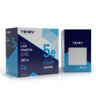 Кабель витая пара F/UTP 4х2х24AWG кат.5E (уп.305м) TOKOV ELECTRIC TKE-C06-F/UTP-42-5E-305 - smartlife-ural.ru – Екатеринбург