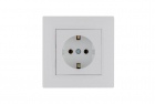 Розетка 1-м Karea RIZZ с заземл. бел. Makel 88001028 - smartlife-ural.ru – Екатеринбург