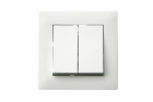 Выключатель 2-клав. Karea RIZZ бел. Makel 88001003 - smartlife-ural.ru – Екатеринбург