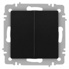 Выключатель 2-кл. СП Accent 6-104-05 10А IP20 250В AL/CU антрацит Intro Б0063488 - smartlife-ural.ru – Екатеринбург