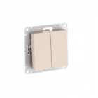 Выключатель 2-кл. AtlasDesign (сх. 5) 10AX быстрозажим. клем. механизм беж. SE ATN000251S - smartlife-ural.ru – Екатеринбург
